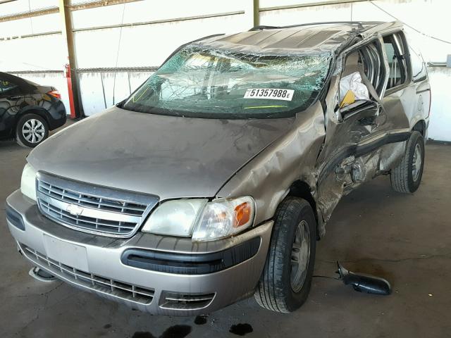 1GNDU03E02D101510 - 2002 CHEVROLET VENTURE TAN photo 2