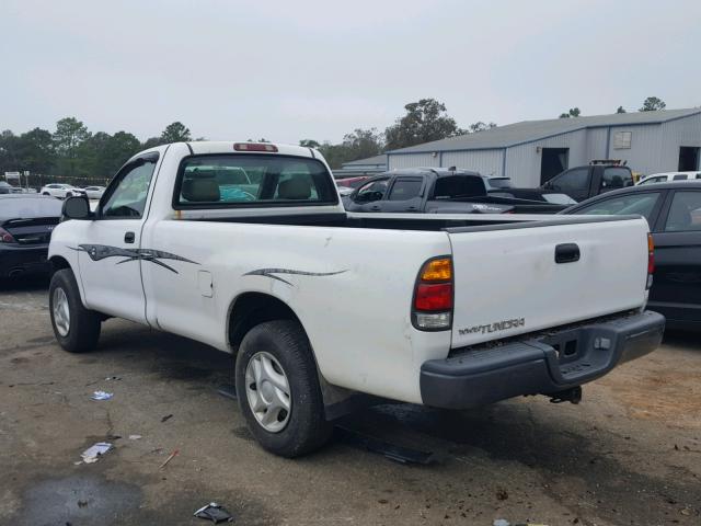 5TBJN32143S359553 - 2003 TOYOTA TUNDRA WHITE photo 3