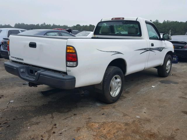 5TBJN32143S359553 - 2003 TOYOTA TUNDRA WHITE photo 4