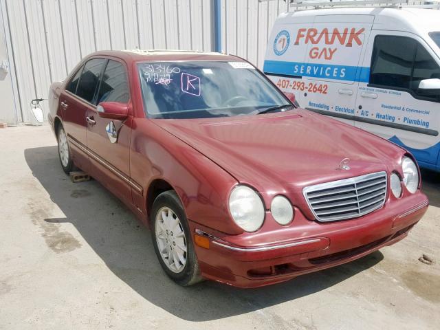 WDBJF65JXYB029723 - 2000 MERCEDES-BENZ E 320 BURGUNDY photo 1