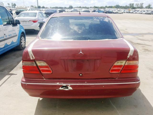 WDBJF65JXYB029723 - 2000 MERCEDES-BENZ E 320 BURGUNDY photo 9