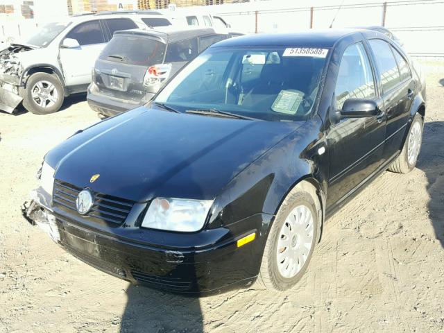 3VWSB69MX2M154496 - 2002 VOLKSWAGEN JETTA GLS BLACK photo 2