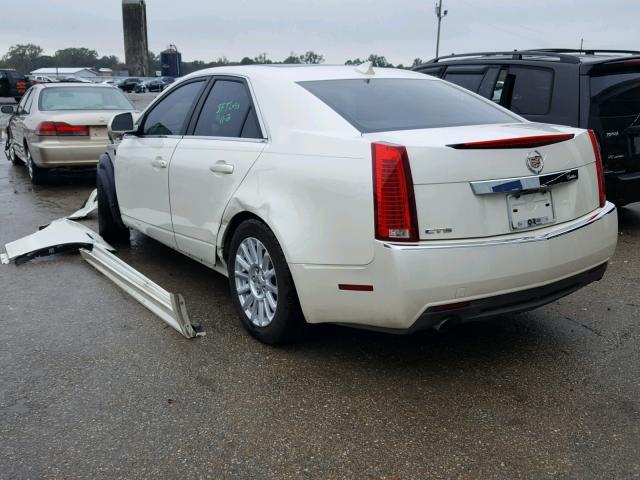 1G6DF5E51D0169874 - 2013 CADILLAC CTS LUXURY WHITE photo 3