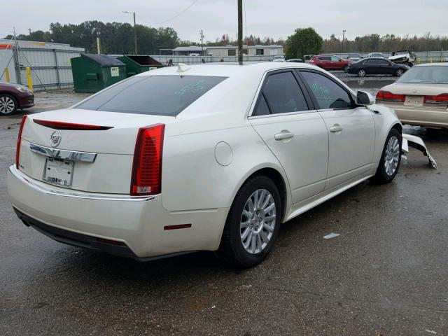 1G6DF5E51D0169874 - 2013 CADILLAC CTS LUXURY WHITE photo 4