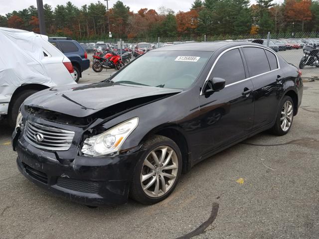 JNKCV61F69M361807 - 2009 INFINITI G37 BLACK photo 2