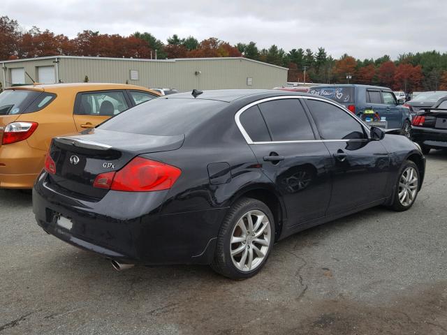 JNKCV61F69M361807 - 2009 INFINITI G37 BLACK photo 4