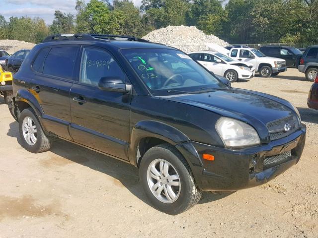 KM8JN72D57U634983 - 2007 HYUNDAI TUCSON SE BLACK photo 1