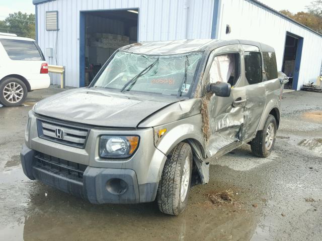 5J6YH18738L005281 - 2008 HONDA ELEMENT EX SILVER photo 2