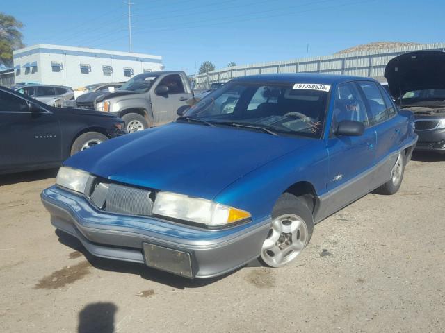 1G4NV55M1SC451631 - 1995 BUICK SKYLARK GR TEAL photo 2