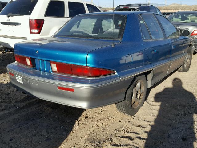 1G4NV55M1SC451631 - 1995 BUICK SKYLARK GR TEAL photo 4