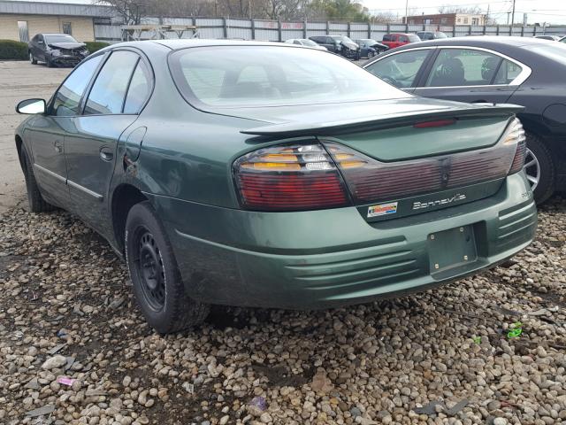 1G2HX52KX34168756 - 2003 PONTIAC BONNEVILLE GREEN photo 3