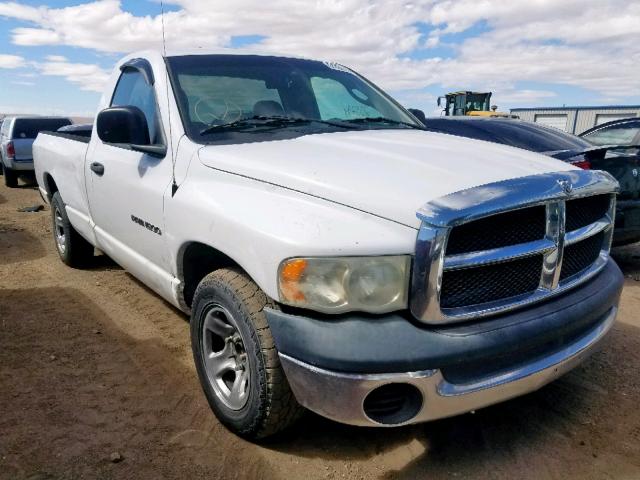 1D7HA16N73J602262 - 2003 DODGE RAM 1500 S WHITE photo 1