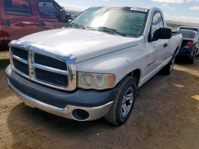 1D7HA16N73J602262 - 2003 DODGE RAM 1500 S WHITE photo 2