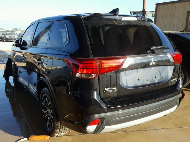 JA4AD3A35JZ009920 - 2018 MITSUBISHI OUTLANDER BLACK photo 3