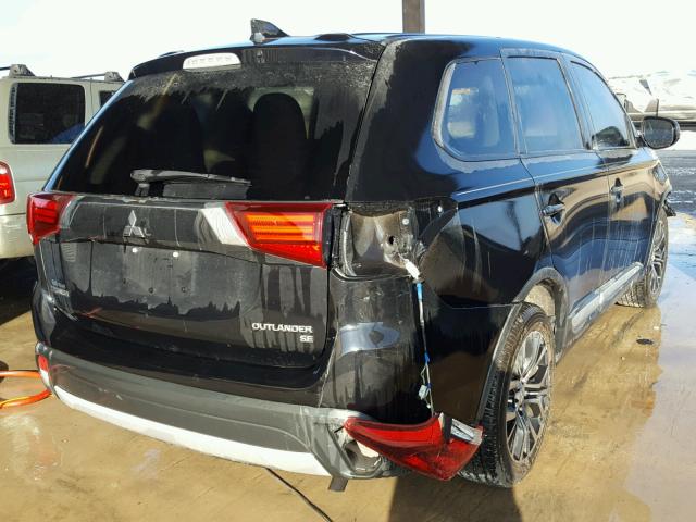 JA4AD3A35JZ009920 - 2018 MITSUBISHI OUTLANDER BLACK photo 4