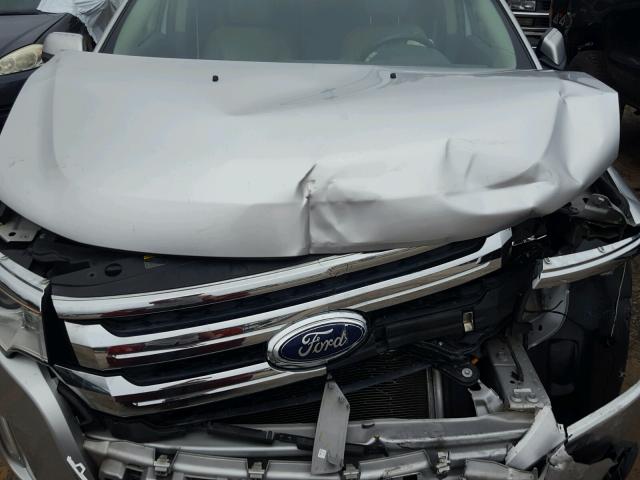 2FMDK3JC7DBB95987 - 2013 FORD EDGE SEL SILVER photo 7