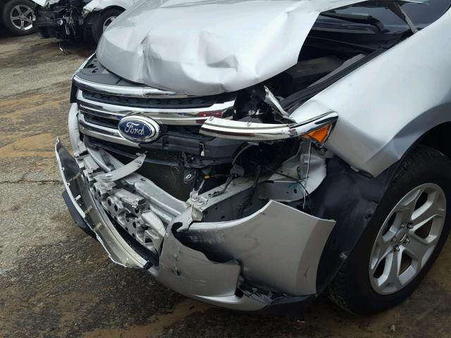 2FMDK3JC7DBB95987 - 2013 FORD EDGE SEL SILVER photo 9