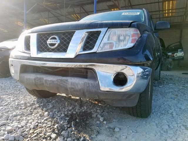 1N6AD0ER2AC436152 - 2010 NISSAN FRONTIER C BLACK photo 9