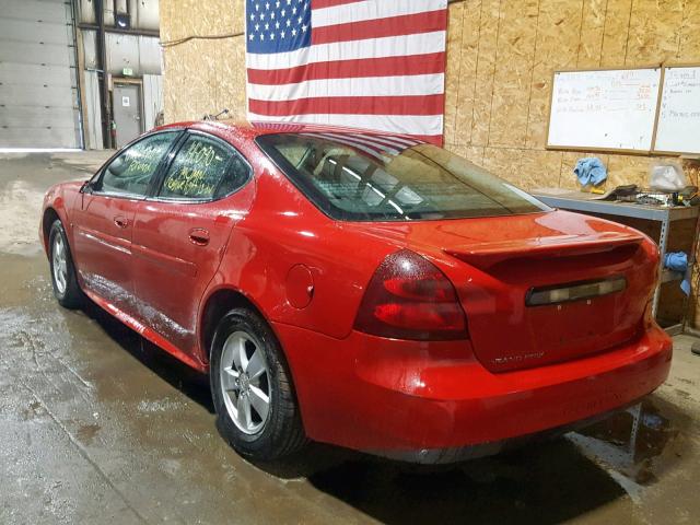 2G2WP582971225755 - 2007 PONTIAC GRAND PRIX RED photo 3