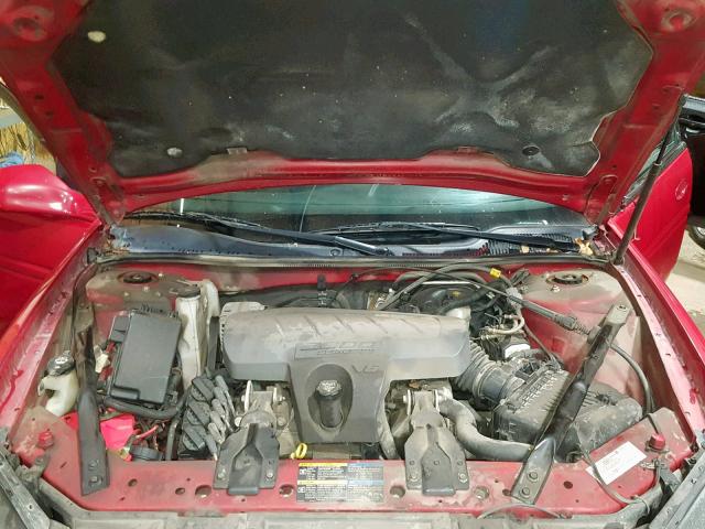 2G2WP582971225755 - 2007 PONTIAC GRAND PRIX RED photo 7