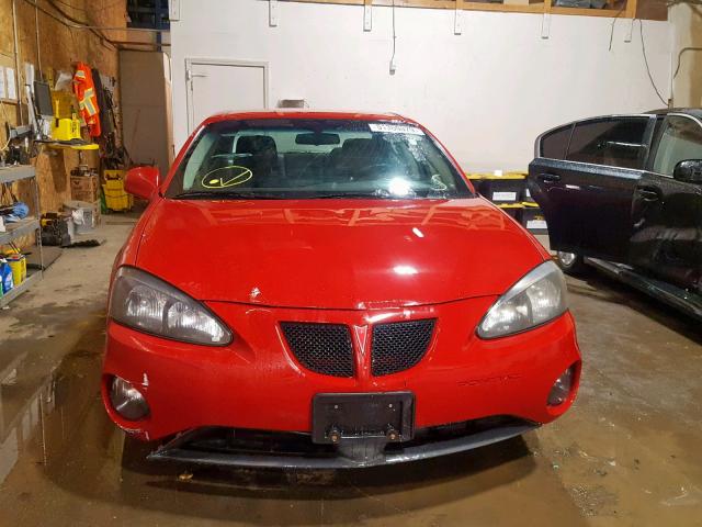 2G2WP582971225755 - 2007 PONTIAC GRAND PRIX RED photo 9