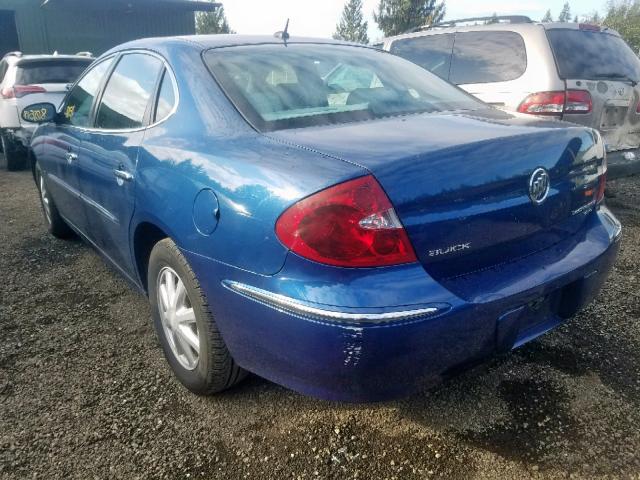 2G4WD582061203822 - 2006 BUICK LACROSSE C BLUE photo 3