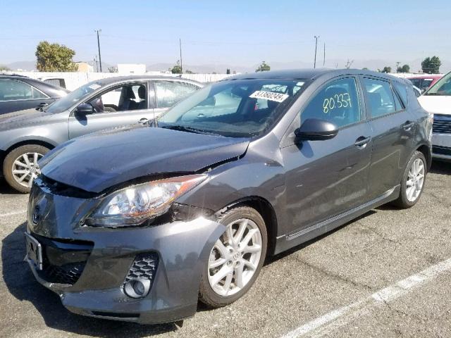 JM1BL1L62C1511696 - 2012 MAZDA 3 S GRAY photo 2