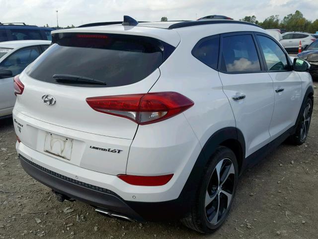 KM8J33A26GU056987 - 2016 HYUNDAI TUCSON LIM WHITE photo 4