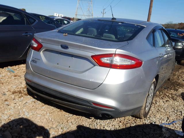 1FA6P0G71E5379972 - 2014 FORD FUSION S SILVER photo 4