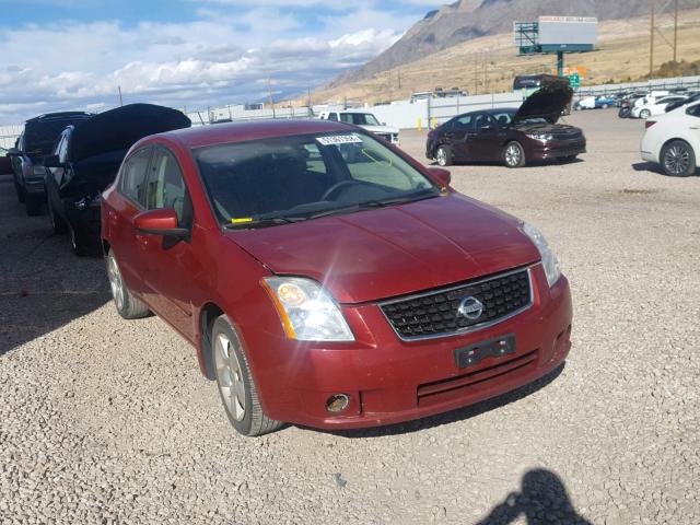 3N1AB61E78L649811 - 2008 NISSAN SENTRA 2.0 MAROON photo 1