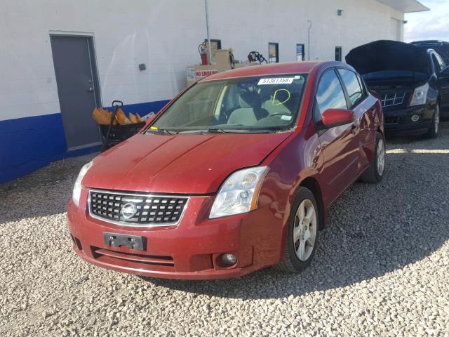 3N1AB61E78L649811 - 2008 NISSAN SENTRA 2.0 MAROON photo 2