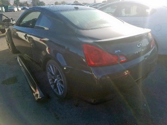 JN1CV6EK6BM210077 - 2011 INFINITI G37 BASE BLACK photo 3