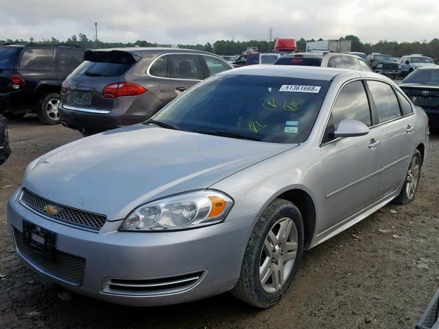 2G1WB5E3XG1123137 - 2016 CHEVROLET IMPALA LIM SILVER photo 2