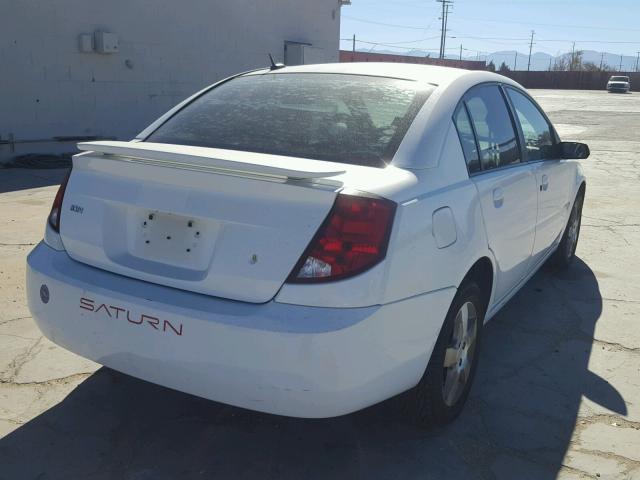1G8AL58F56Z179488 - 2006 SATURN ION LEVEL WHITE photo 4