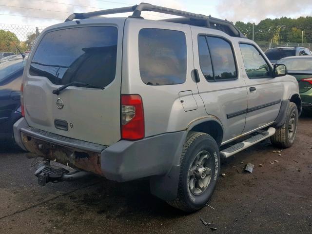 5N1ED28YX4C601447 - 2004 NISSAN XTERRA XE SILVER photo 4