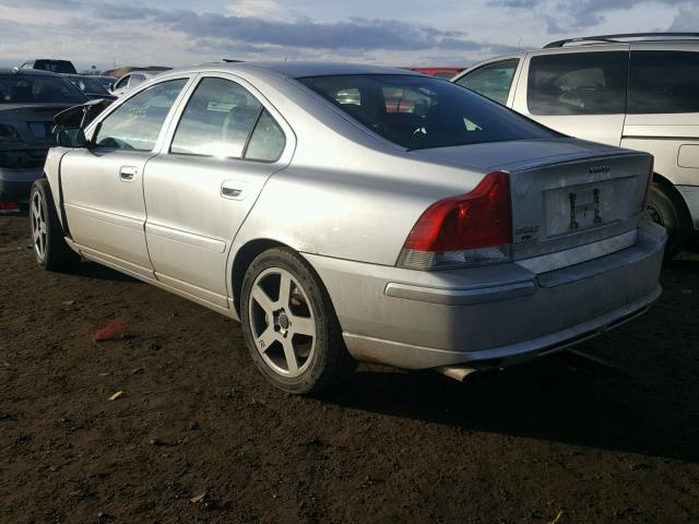 YV1RH527152462435 - 2005 VOLVO S60 R SILVER photo 3