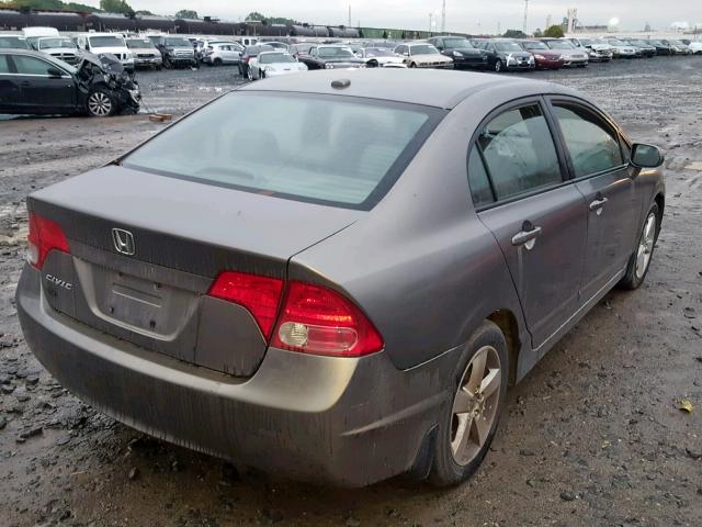 1HGFA169X8L047681 - 2008 HONDA CIVIC EXL Շագանակագույն լուսանկար 4