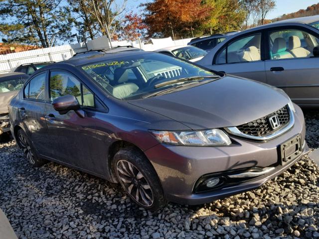 2HGFB2F9XFH510240 - 2015 HONDA CIVIC EXL BLACK photo 1