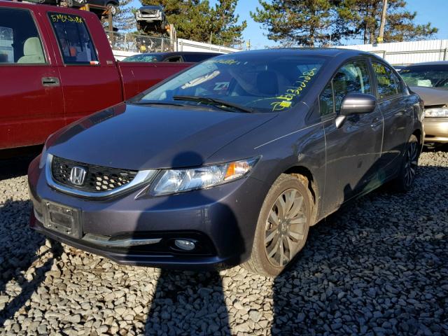 2HGFB2F9XFH510240 - 2015 HONDA CIVIC EXL BLACK photo 2