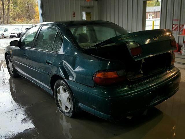 1G1NE52J1Y6176311 - 2000 CHEVROLET MALIBU LS 绿色 照片 3