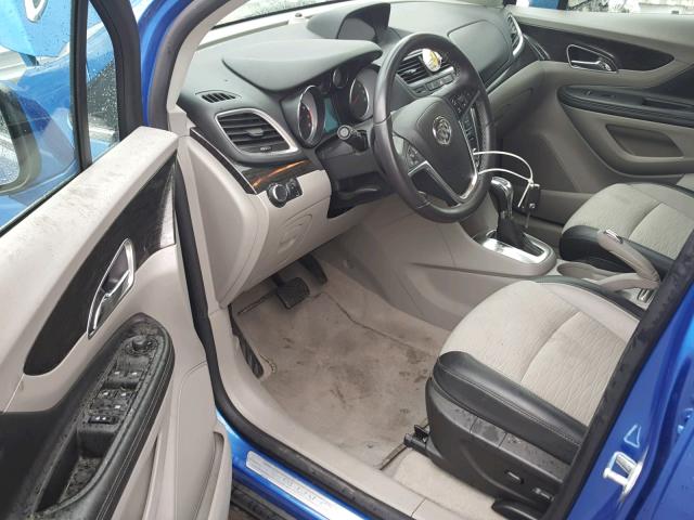 KL4CJESB4GB670956 - 2016 BUICK ENCORE BLUE photo 9