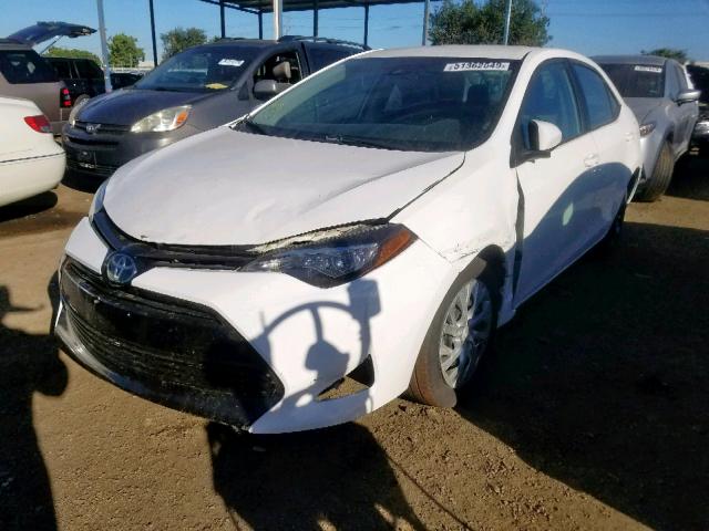 5YFBURHE7HP708362 - 2017 TOYOTA COROLLA L WHITE photo 2