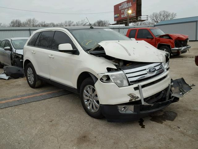 2FMDK38C68BA50483 - 2008 FORD EDGE SEL WHITE photo 1