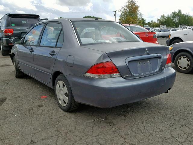 JA3AJ26E65U017531 - 2005 MITSUBISHI LANCER ES GRAY photo 3