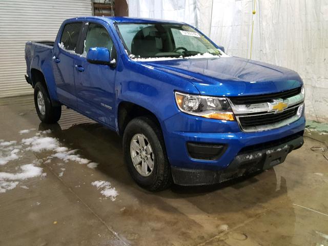 1GCGTBEN6J1216579 - 2018 CHEVROLET COLORADO BLUE photo 1