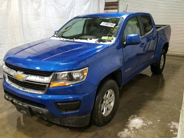 1GCGTBEN6J1216579 - 2018 CHEVROLET COLORADO BLUE photo 2