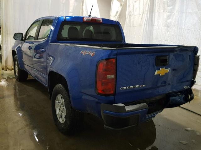 1GCGTBEN6J1216579 - 2018 CHEVROLET COLORADO BLUE photo 3