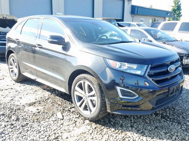 2FMTK4AP1FBB12724 - 2015 FORD EDGE SPORT BLACK photo 1