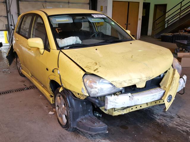 JS2RC41H425104724 - 2002 SUZUKI AERIO SX YELLOW photo 1