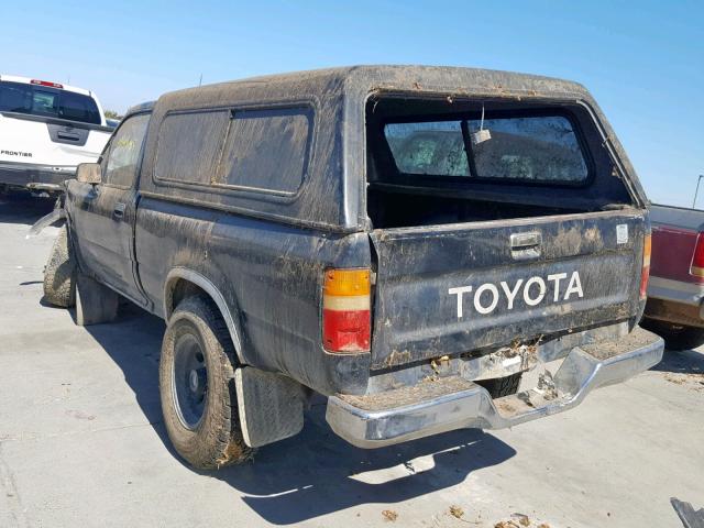 JT4RN01P8P7059786 - 1993 TOYOTA PICKUP 1/2 BLACK photo 3